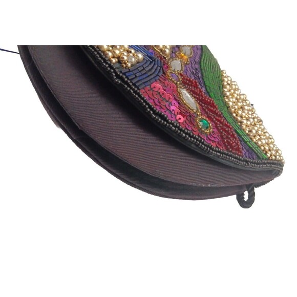 Vintage Handmade Stunning Small Crossbody Bag. Beautiful Handcrafted Bag. - Picture 5 of 7